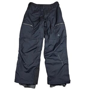 VTG Nike ACG FitStorm Snow Pants Men M Black Cargo Insulated Ski Snowboard 00s
